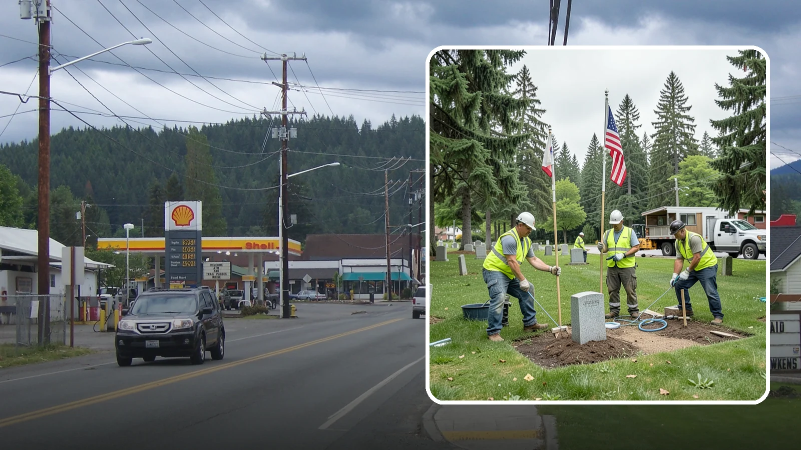 Flag & Marker Installation in Granite Falls, Snohomish County, WA - Installation of memorial flags and grave markers at cemeteries and memorial sites across Western Washington.