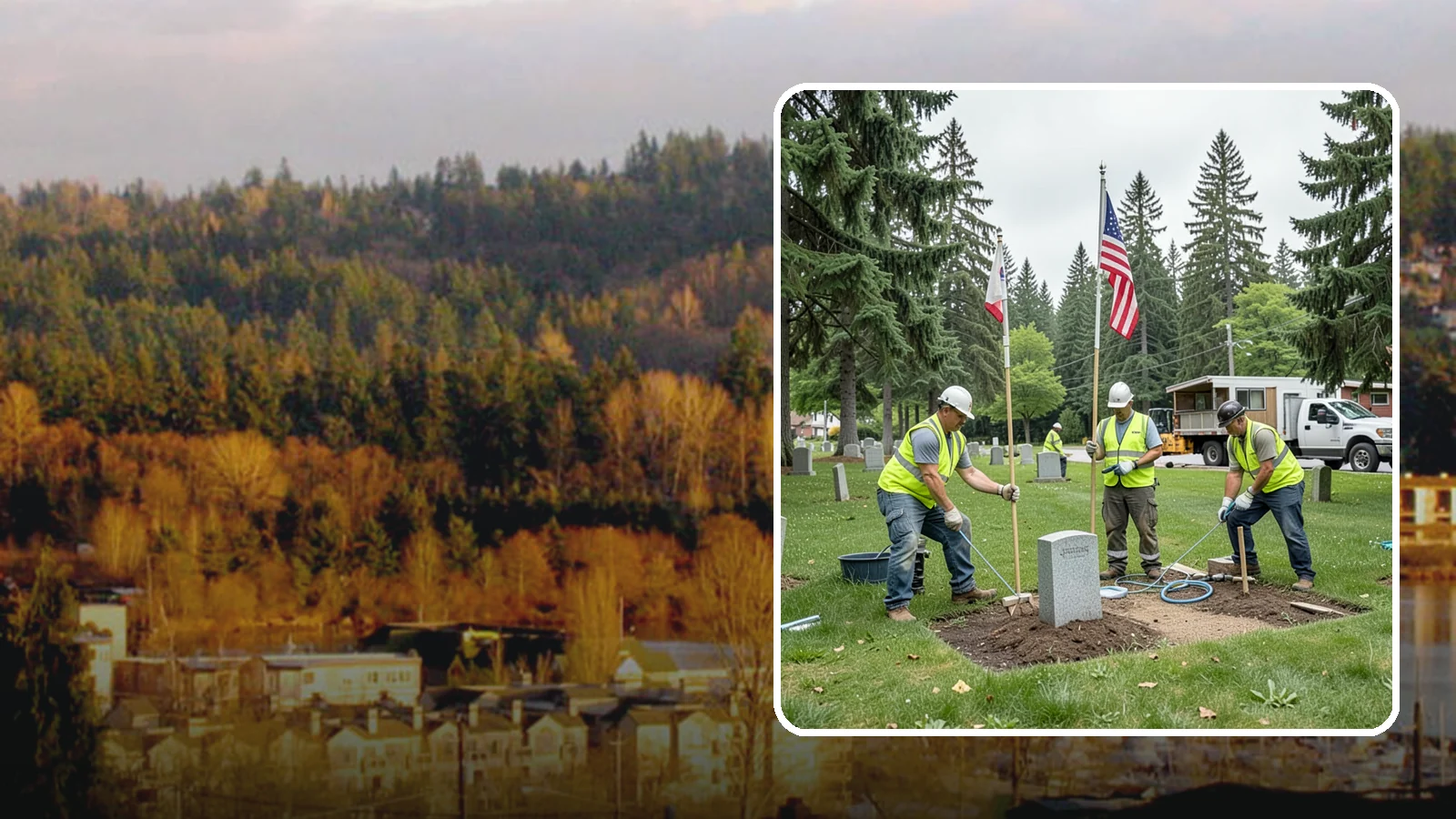 Flag & Marker Installation in Kenmore, King County, WA - Installation of memorial flags and grave markers at cemeteries and memorial sites across Western Washington.