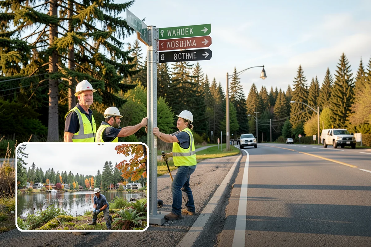 Flag & Marker Installation in La Conner, Skagit County, WA - Consistent alignment and depth across every placement