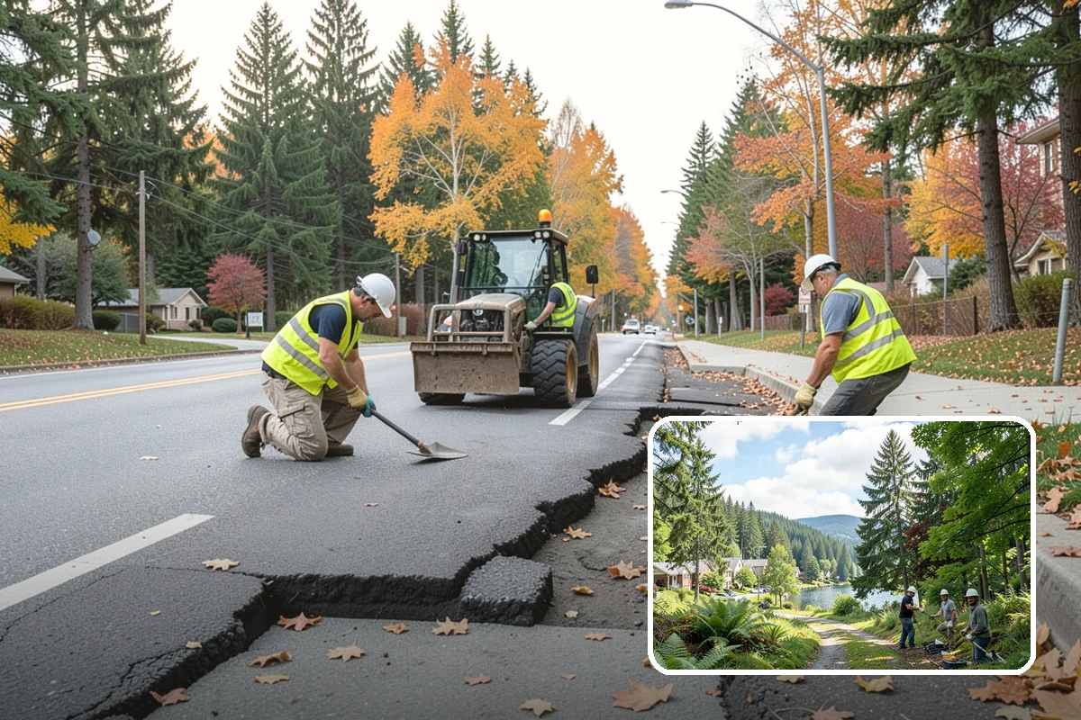 Flag & Marker Installation in Lake Forest Park, King County, WA - Consistent alignment and depth across every placement