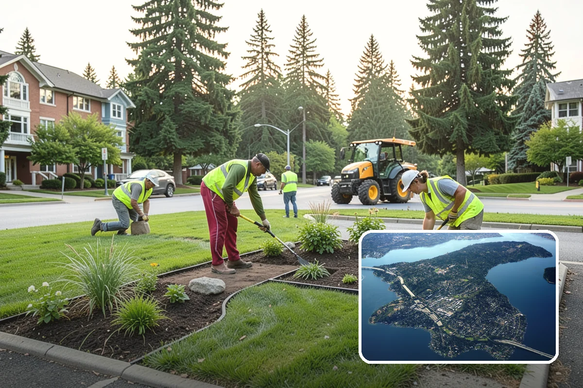 Flag & Marker Installation in Mercer Island, King County, WA - Consistent alignment and depth across every placement
