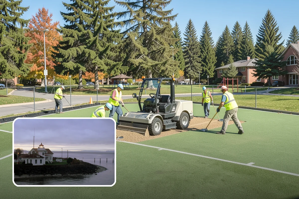 Flag & Marker Installation in Mukilteo, Snohomish County, WA - Consistent alignment and depth across every placement