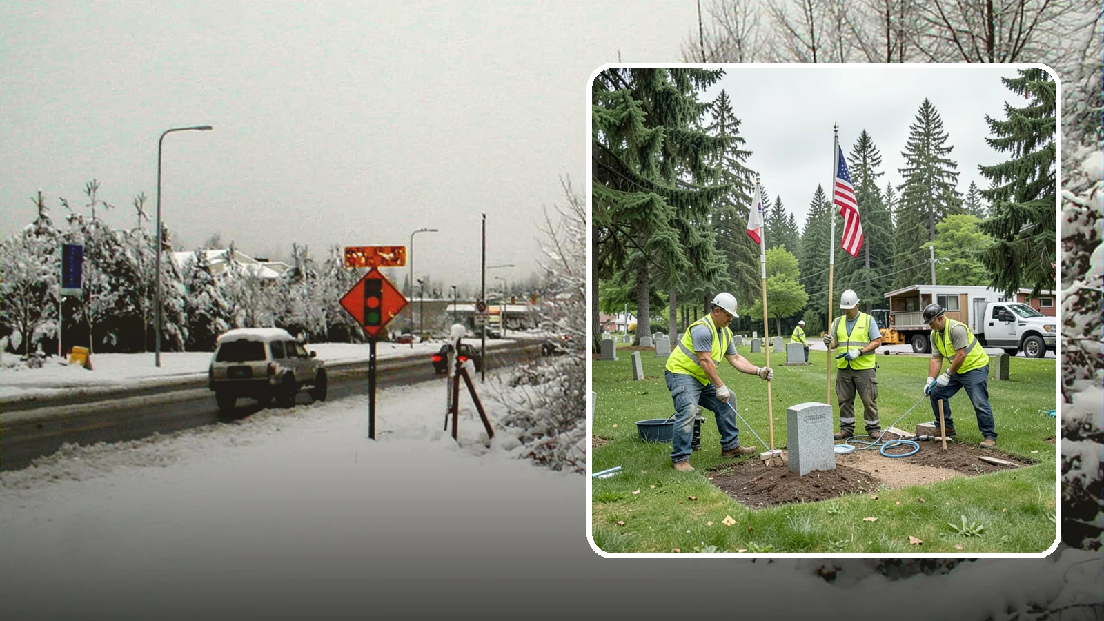 Flag & Marker Installation in Newcastle, King County, WA - Installation of memorial flags and grave markers at cemeteries and memorial sites across Western Washington.
