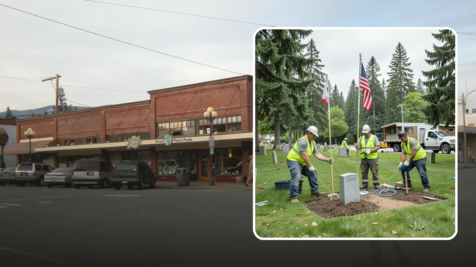 Flag & Marker Installation in Sedro-Woolley, Skagit County, WA - Installation of memorial flags and grave markers at cemeteries and memorial sites across Western Washington.