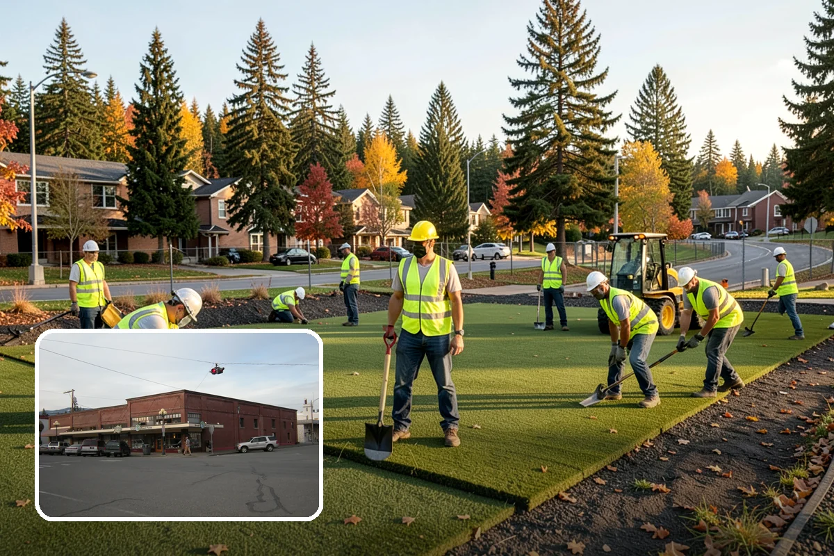 Flag & Marker Installation in Sedro-Woolley, Skagit County, WA - Consistent alignment and depth across every placement