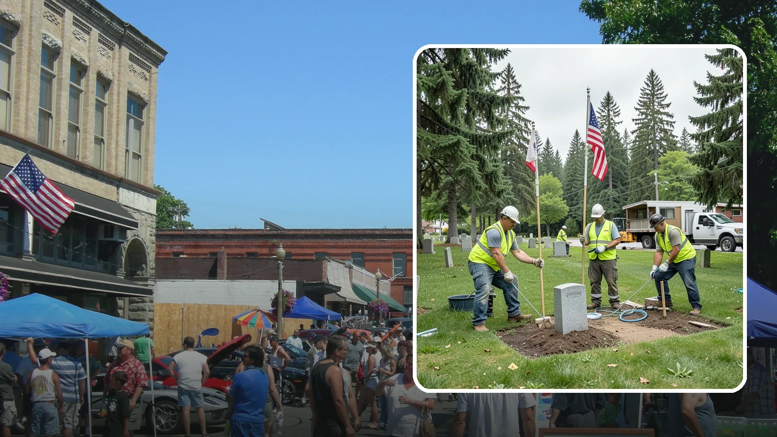 Flag & Marker Installation in Snohomish, Snohomish County, WA - Installation of memorial flags and grave markers at cemeteries and memorial sites across Western Washington.