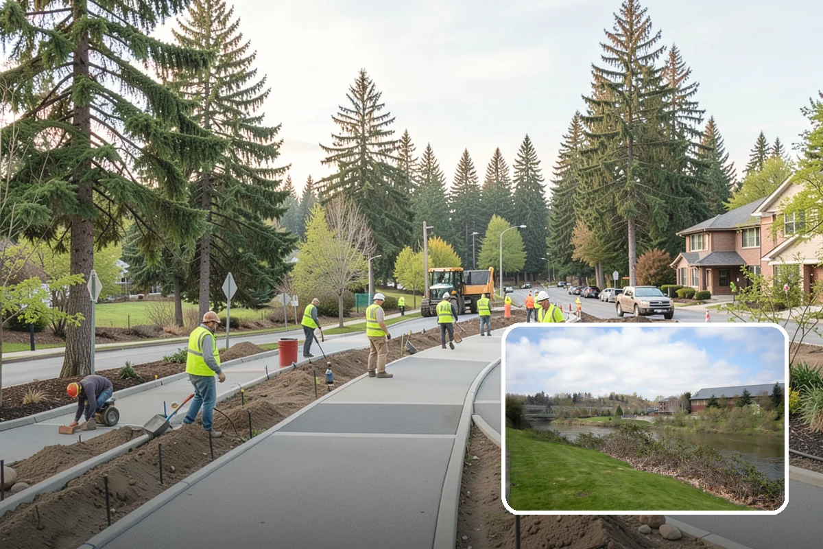 Flag & Marker Installation in Tukwila, King County, WA - Consistent alignment and depth across every placement