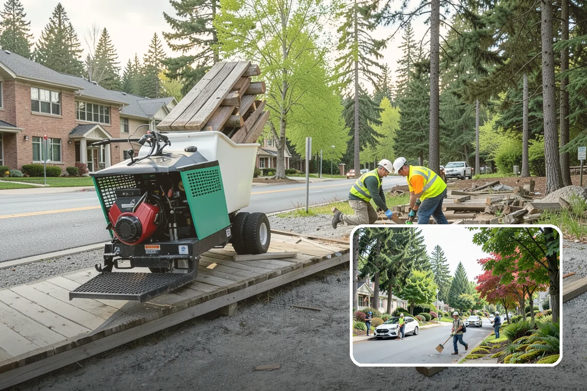 Flagpole Installation in Beaux Arts Village, King County, WA - Engineered foundations meet height and wind-load requirements