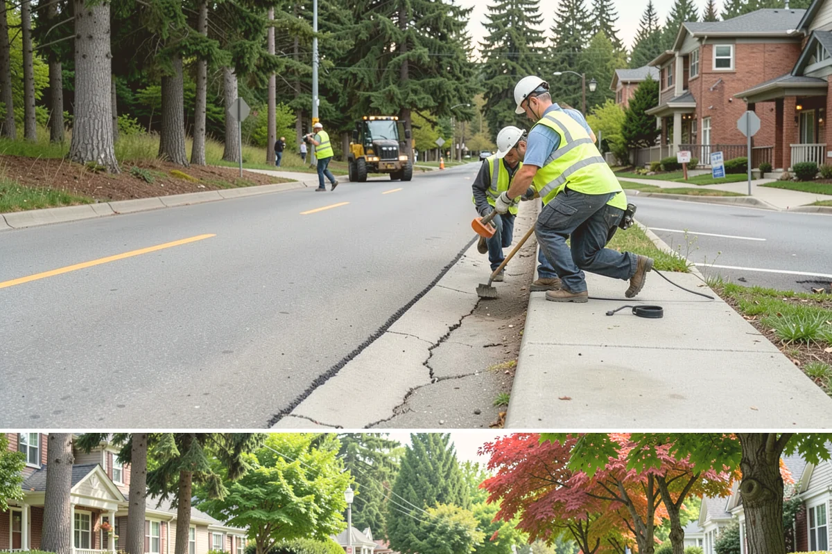 Flagpole Installation in Beaux Arts Village, King County, WA - Foundation work requires drier conditions for proper concrete cure, making late spring through early fall the preferred...