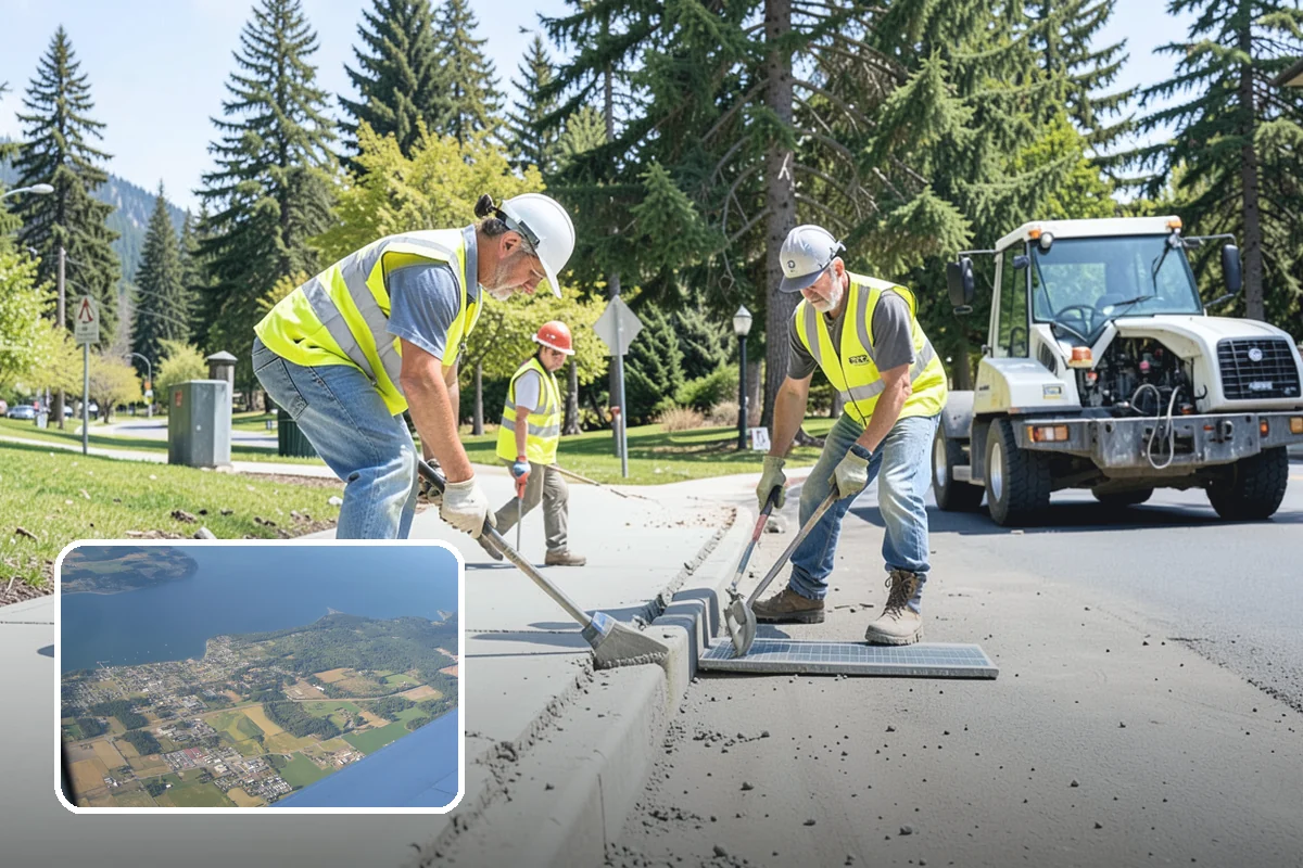 Flagpole Installation in Coupeville, Island County, WA - Engineered foundations meet height and wind-load requirements