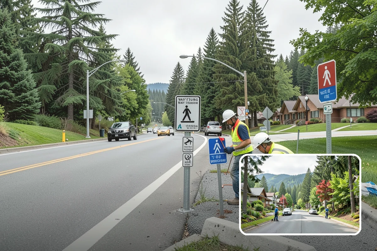 Flagpole Installation in Darrington, Snohomish County, WA - Engineered foundations meet height and wind-load requirements