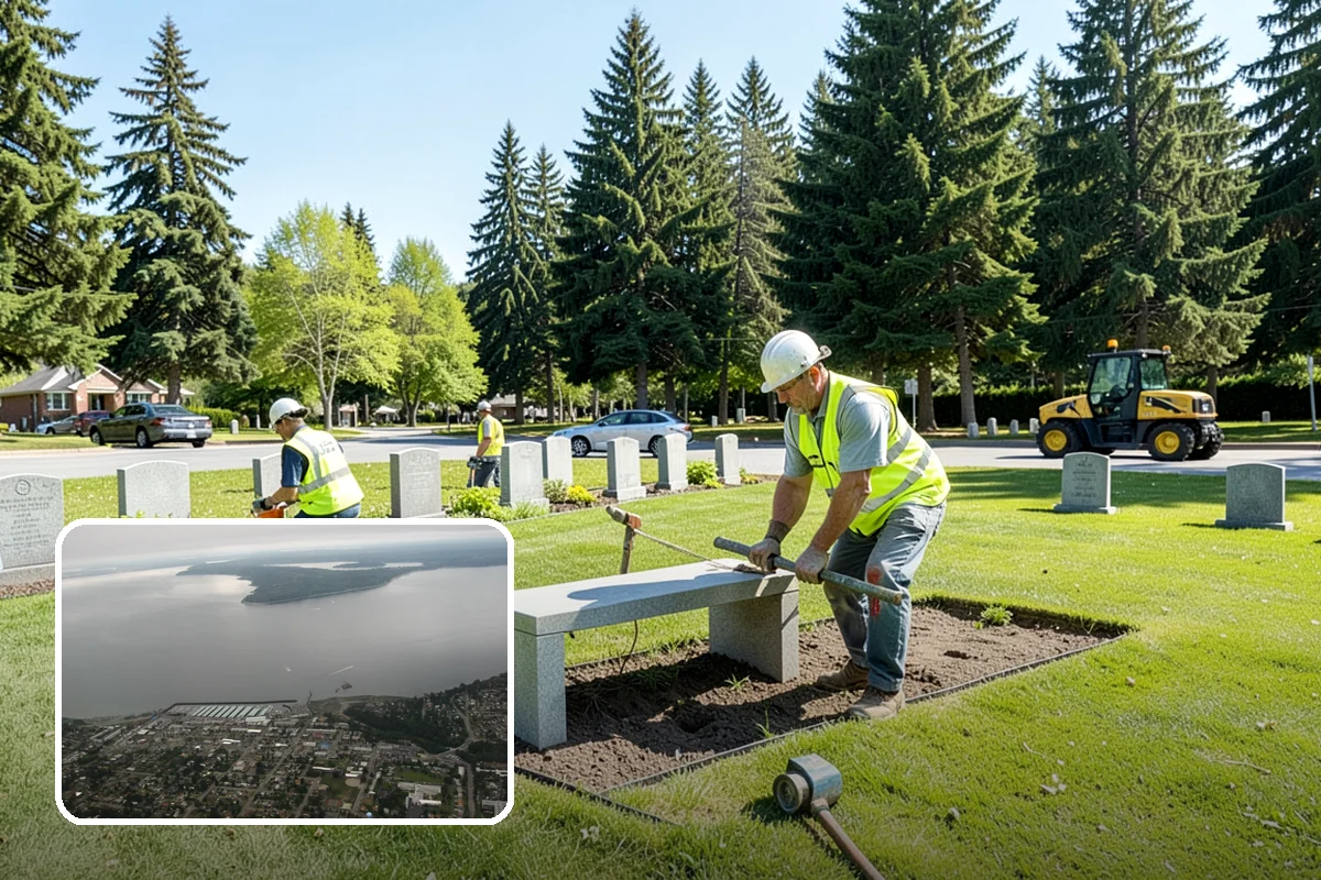 Flagpole Installation in Des Moines, King County, WA - Engineered foundations meet height and wind-load requirements