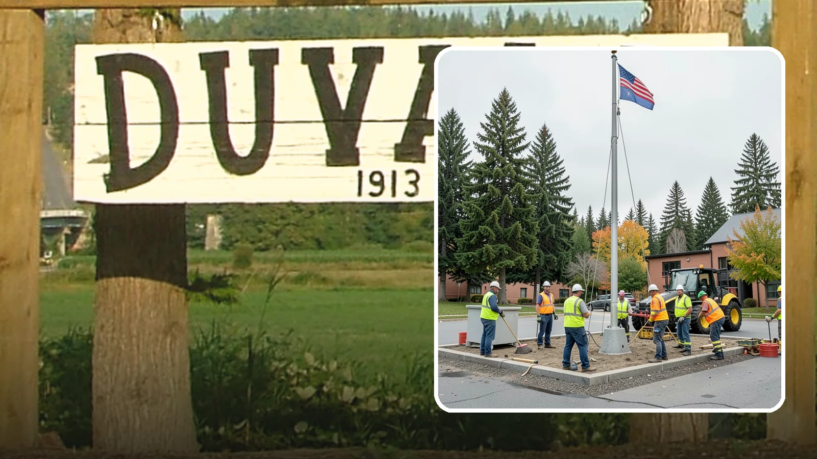 Flagpole Installation in Duvall, King County, WA - We install flagpoles at civic buildings, parks, and memorials with engineered foundations and proper halyard systems.