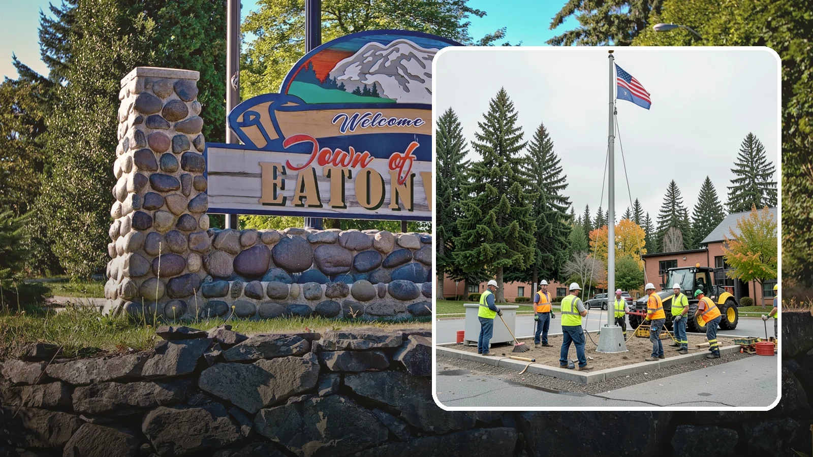Flagpole Installation in Eatonville, Pierce County, WA - We install flagpoles at civic buildings, parks, and memorials with engineered foundations and proper halyard systems.