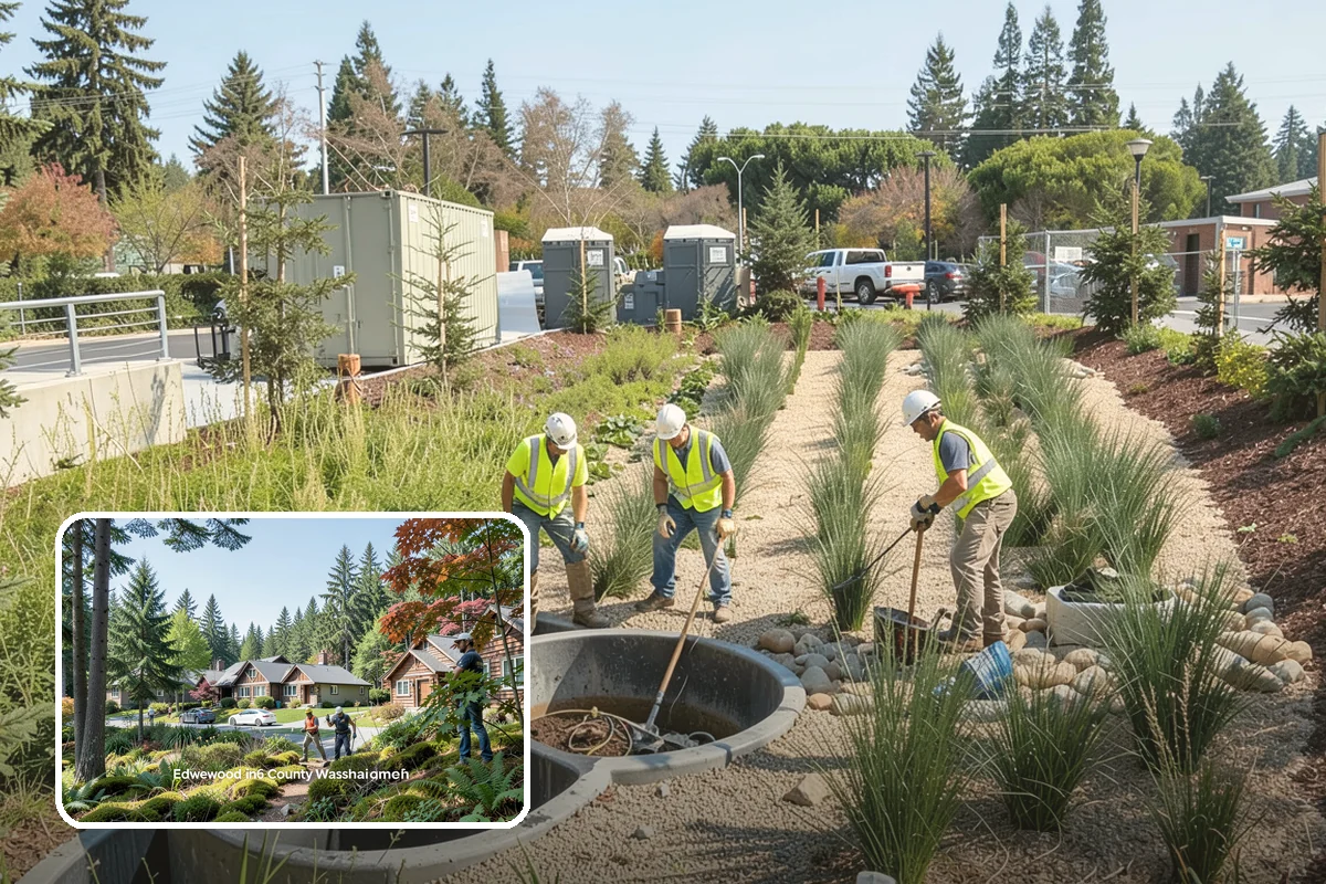 Flagpole Installation in Edgewood, Pierce County, WA - Engineered foundations meet height and wind-load requirements