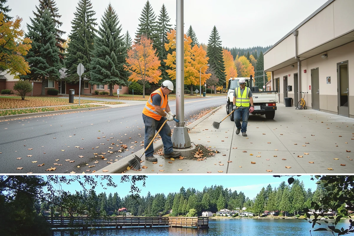 Flagpole Installation in Federal Way, King County, WA - Foundation work requires drier conditions for proper concrete cure, making late spring through early fall the preferred...