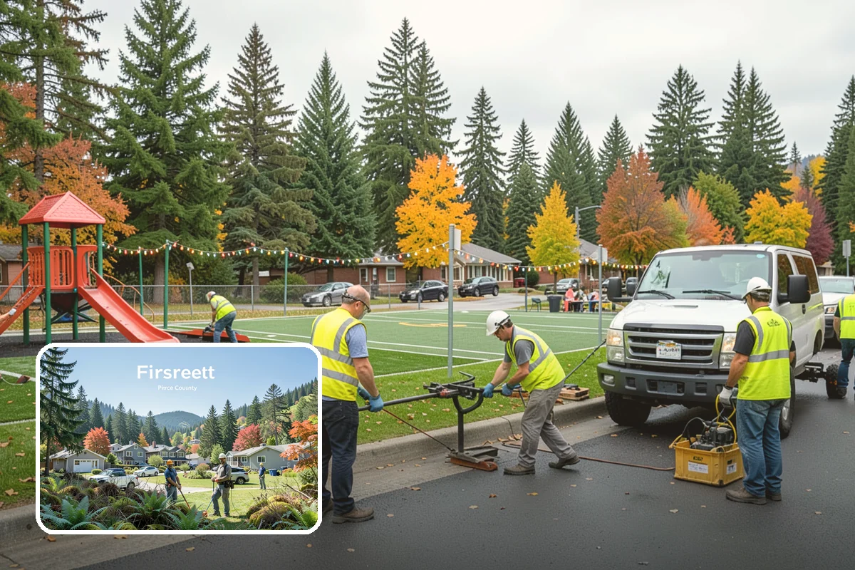 Flagpole Installation in Fircrest, Pierce County, WA - Engineered foundations meet height and wind-load requirements