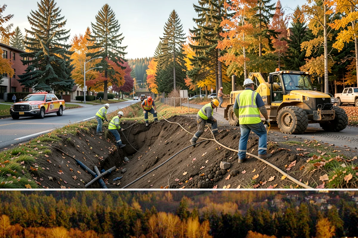 Flagpole Installation in Kenmore, King County, WA - Foundation work requires drier conditions for proper concrete cure, making late spring through early fall the preferred...