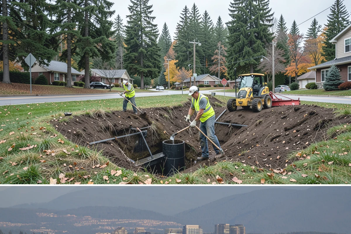 Flagpole Installation in Medina, King County, WA - Foundation work requires drier conditions for proper concrete cure, making late spring through early fall the preferred...