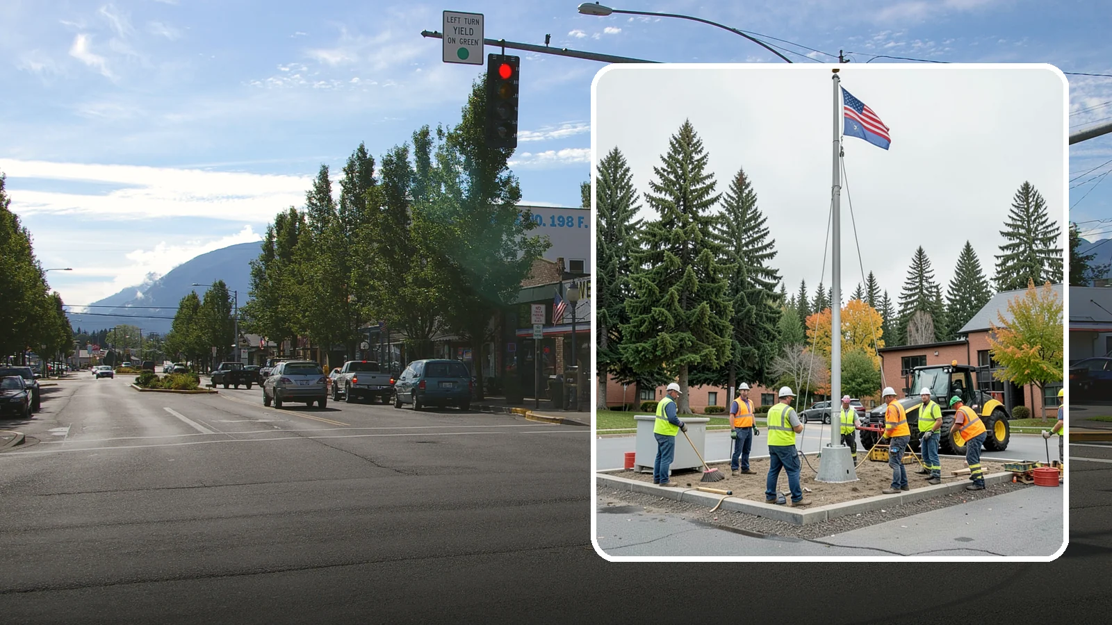 Flagpole Installation in North Bend, King County, WA - We install flagpoles at civic buildings, parks, and memorials with engineered foundations and proper halyard systems.