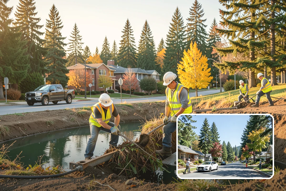 Flagpole Installation in Orting, Pierce County, WA - Engineered foundations meet height and wind-load requirements