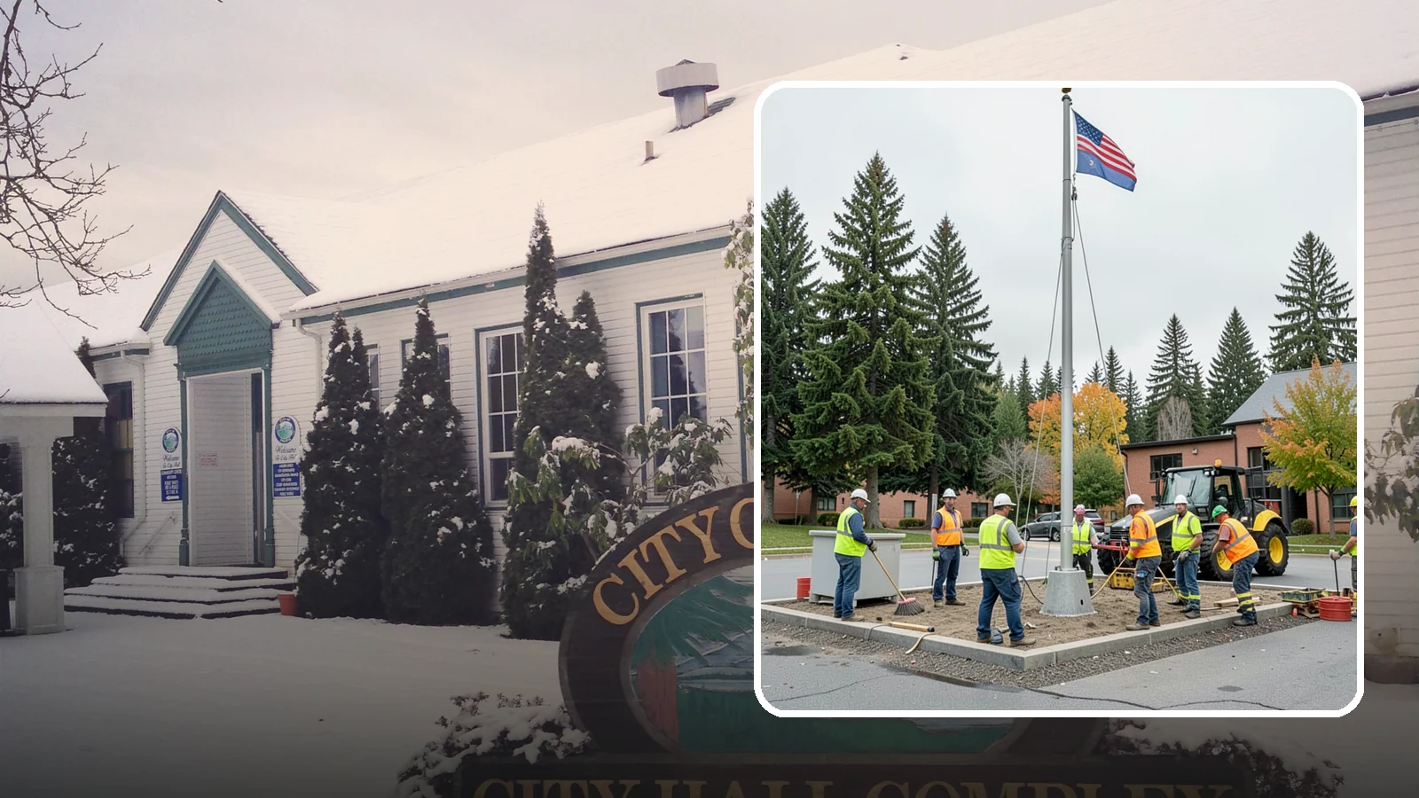 Flagpole Installation in Pacific, King County, WA - We install flagpoles at civic buildings, parks, and memorials with engineered foundations and proper halyard systems.