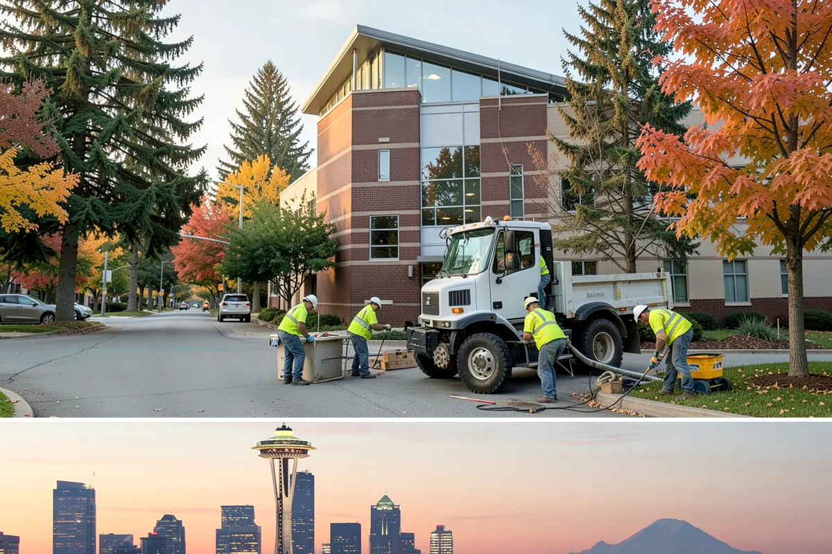 Flagpole Installation in Seattle, King County, WA - Foundation work requires drier conditions for proper concrete cure, making late spring through early fall the preferred...