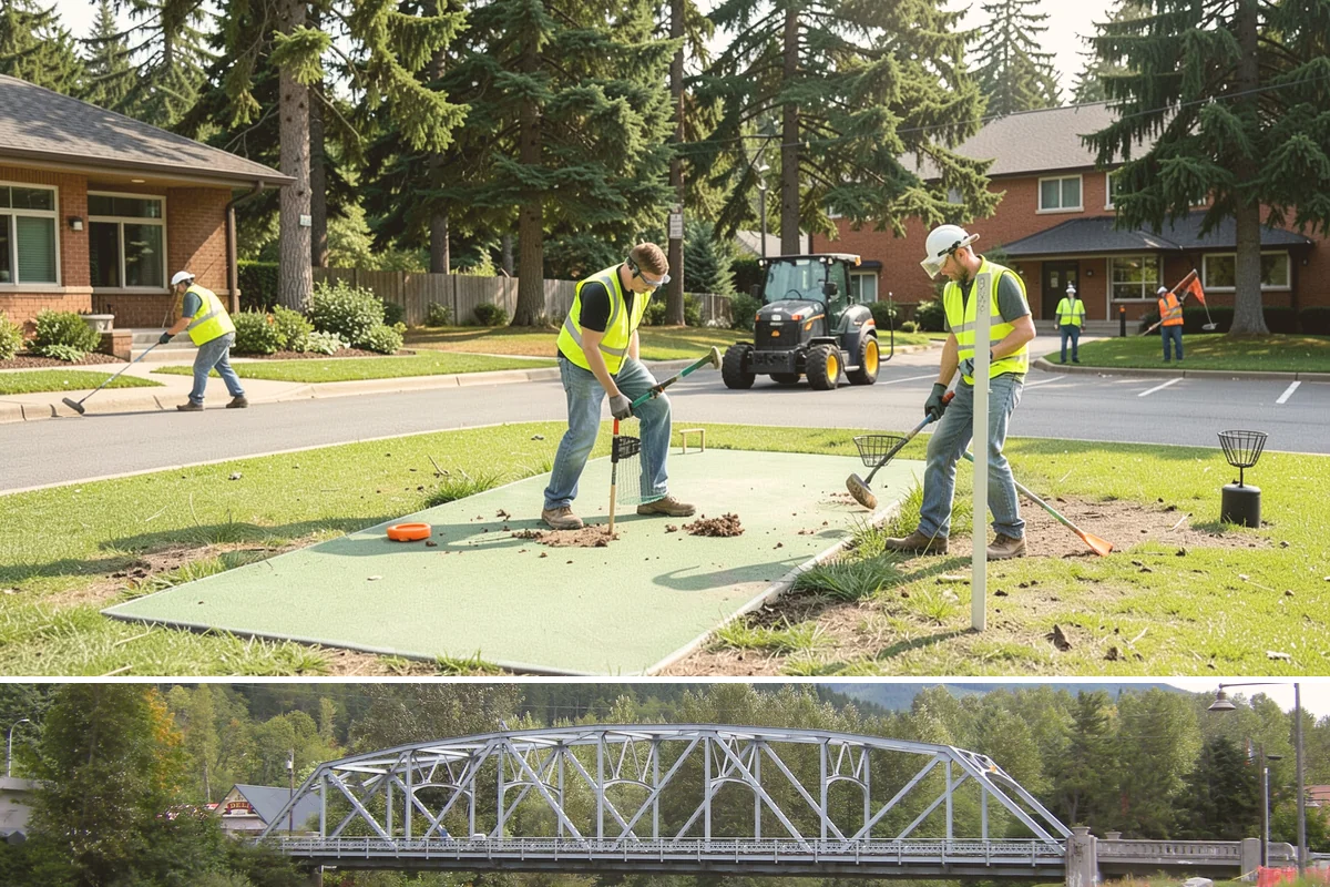 Flagpole Installation in Skykomish, King County, WA - Foundation work requires drier conditions for proper concrete cure, making late spring through early fall the preferred...