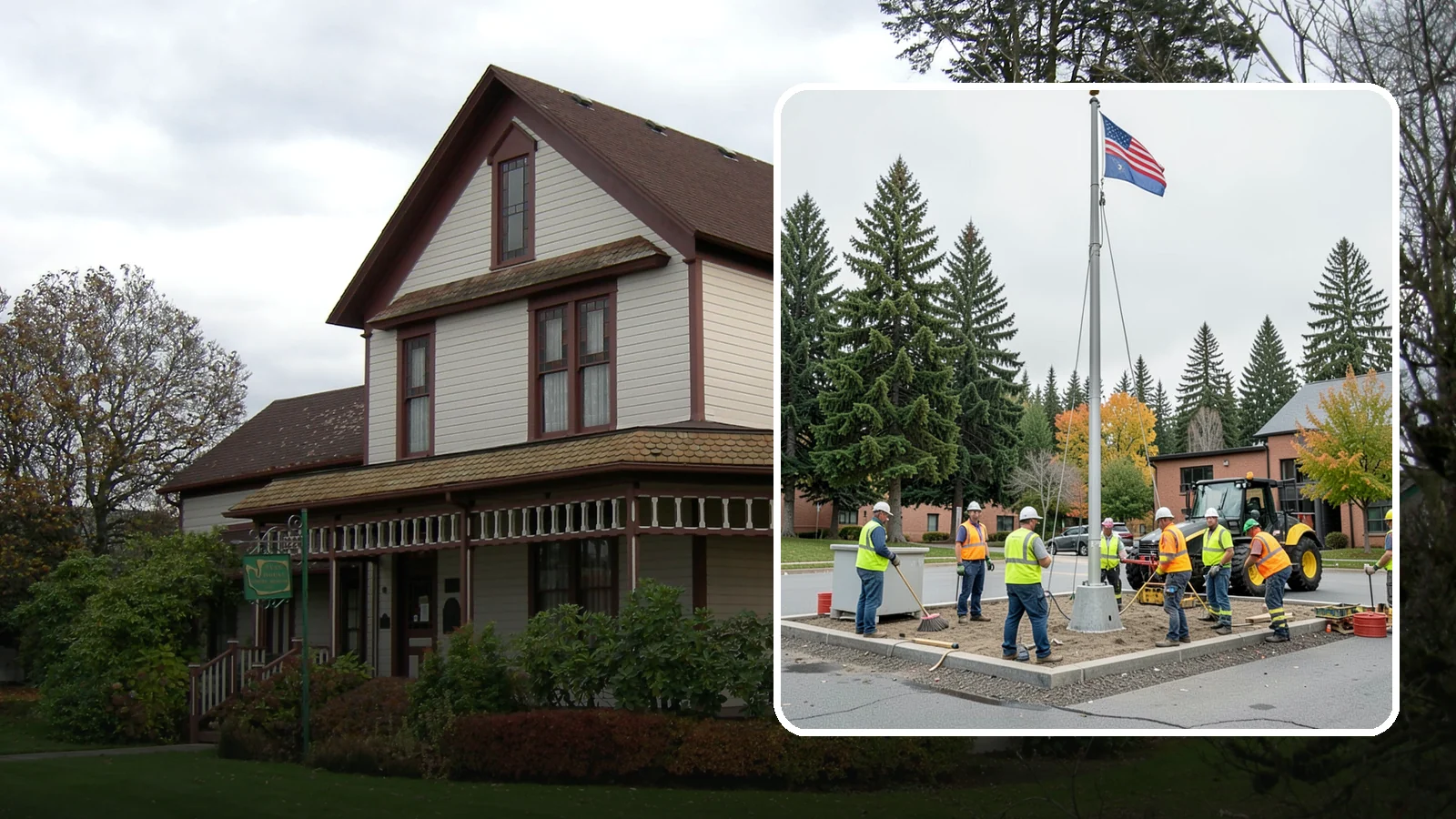 Flagpole Installation in Sumner, Pierce County, WA - We install flagpoles at civic buildings, parks, and memorials with engineered foundations and proper halyard systems.
