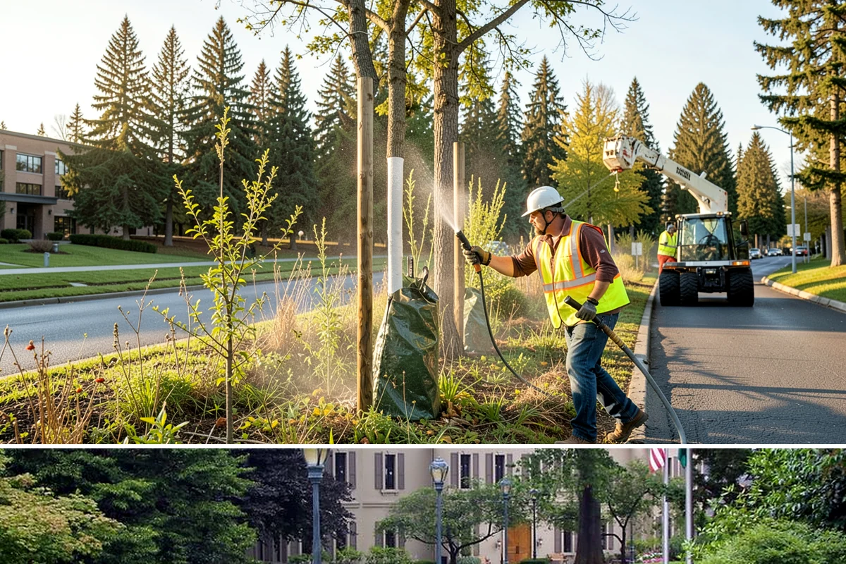 Flagpole Installation in Woodinville, King County, WA - Foundation work requires drier conditions for proper concrete cure, making late spring through early fall the preferred...