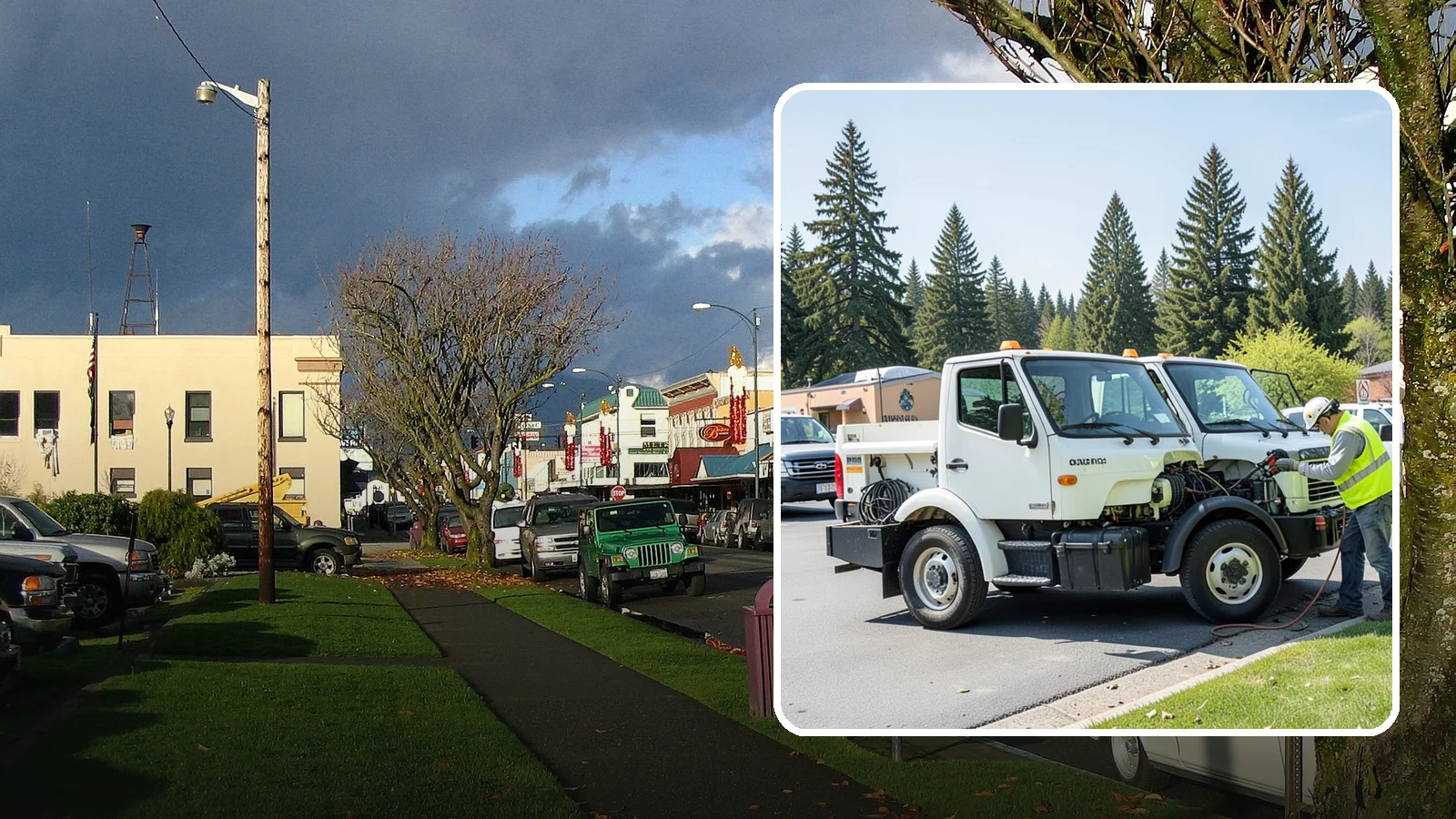 Fleet Maintenance in Arlington, Snohomish County, WA - Scheduled and repair maintenance for municipal vehicle and equipment fleets.