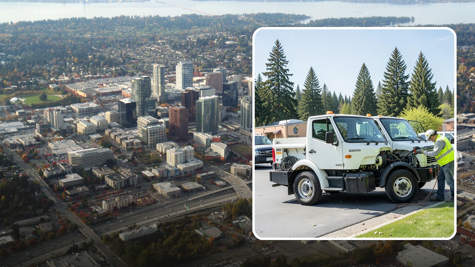 Fleet Maintenance in Bellevue, King County, WA - Scheduled and repair maintenance for municipal vehicle and equipment fleets.