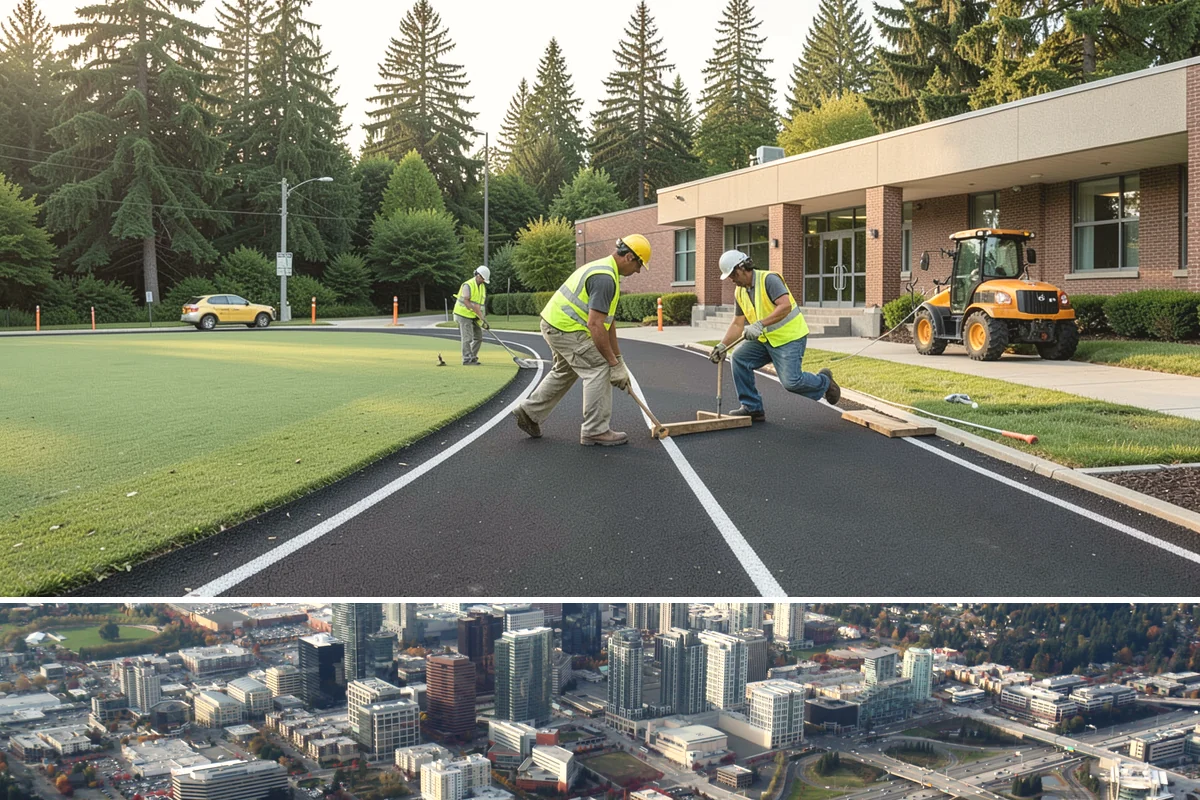 Fleet Maintenance in Bellevue, King County, WA - Snow and storm equipment gets priority servicing ahead of winter, while mowers and sweepers are prepped in spring.