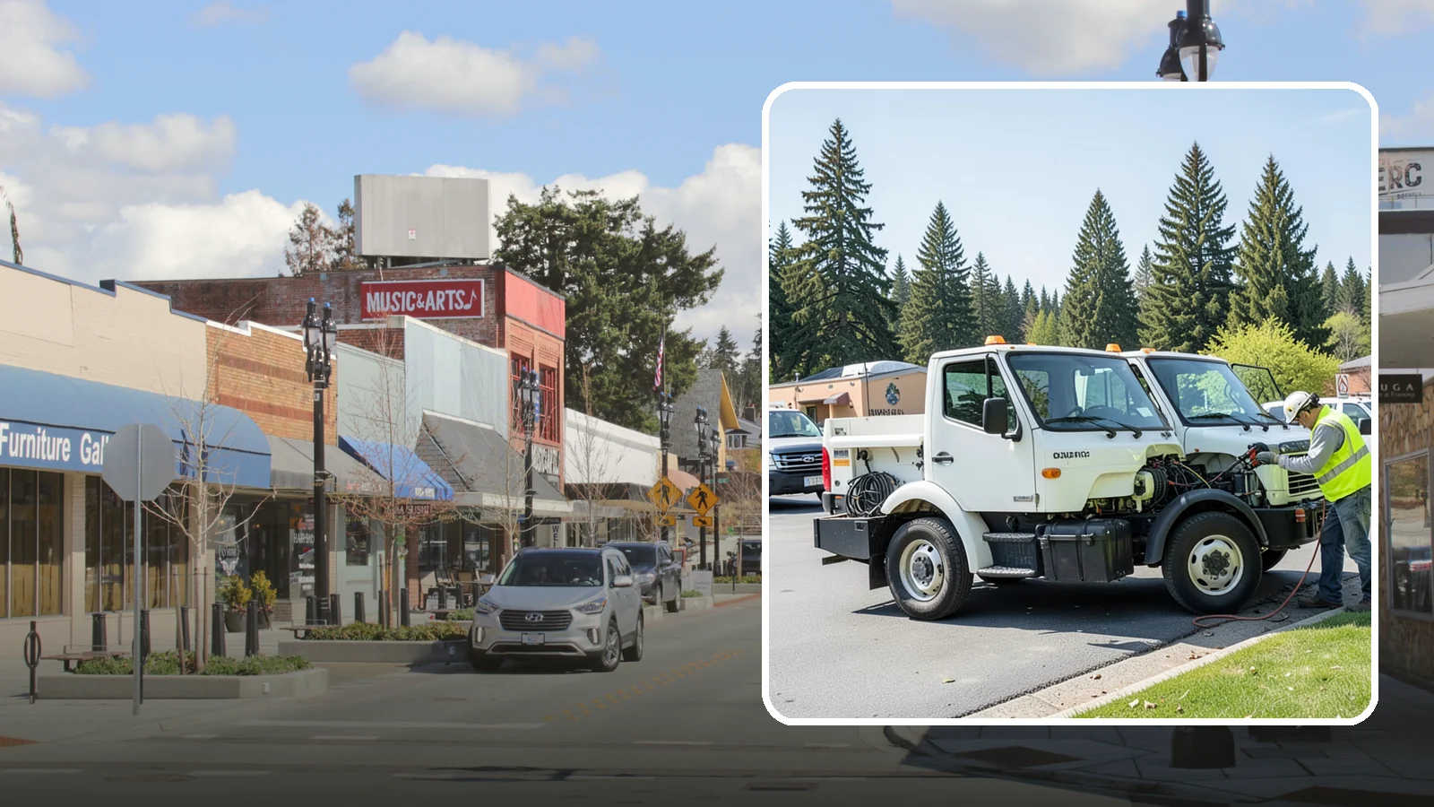 Fleet Maintenance in Bothell, King County, WA - Scheduled and repair maintenance for municipal vehicle and equipment fleets.