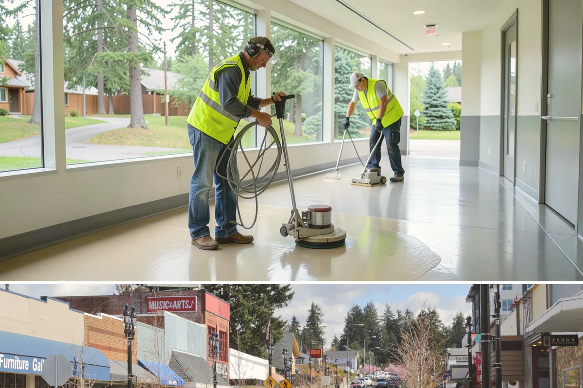 Fleet Maintenance in Bothell, King County, WA - Snow and storm equipment gets priority servicing ahead of winter, while mowers and sweepers are prepped in spring.
