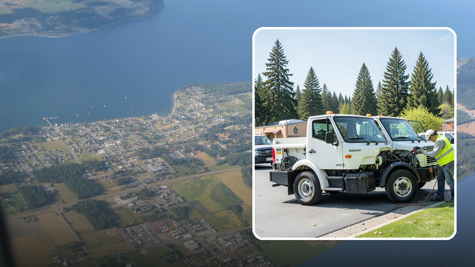 Fleet Maintenance in Coupeville, Island County, WA - Scheduled and repair maintenance for municipal vehicle and equipment fleets.