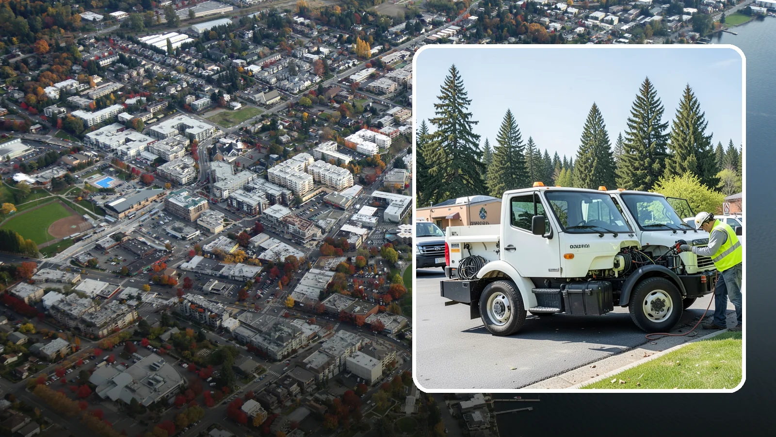 Fleet Maintenance in Kirkland, King County, WA - Scheduled and repair maintenance for municipal vehicle and equipment fleets.