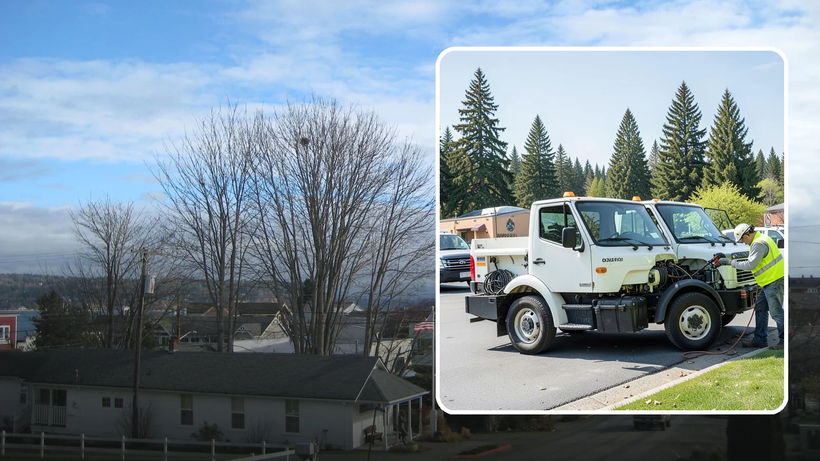 Fleet Maintenance in Langley, Island County, WA - Scheduled and repair maintenance for municipal vehicle and equipment fleets.