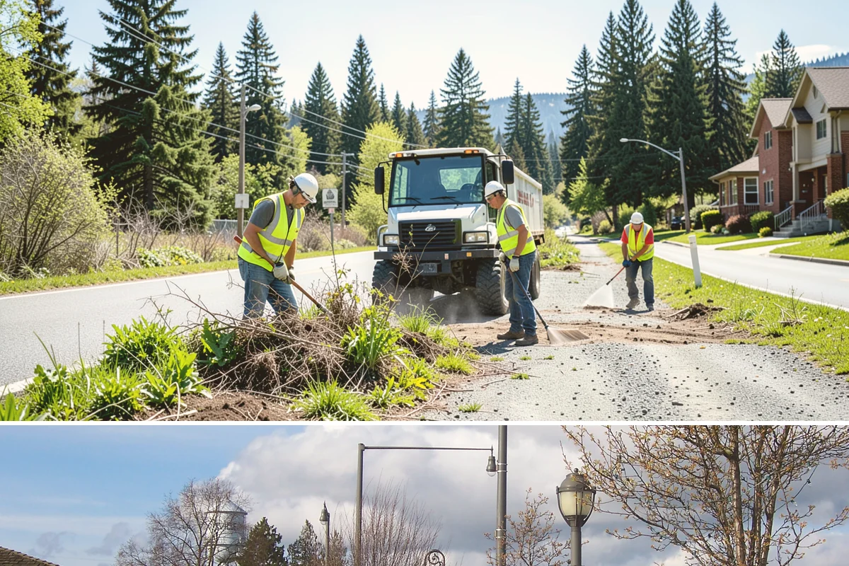 Fleet Maintenance in Marysville, Snohomish County, WA - Snow and storm equipment gets priority servicing ahead of winter, while mowers and sweepers are prepped in spring.