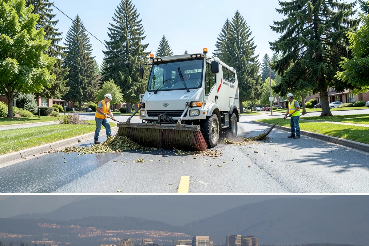 Fleet Maintenance in Medina, King County, WA - Snow and storm equipment gets priority servicing ahead of winter, while mowers and sweepers are prepped in spring.
