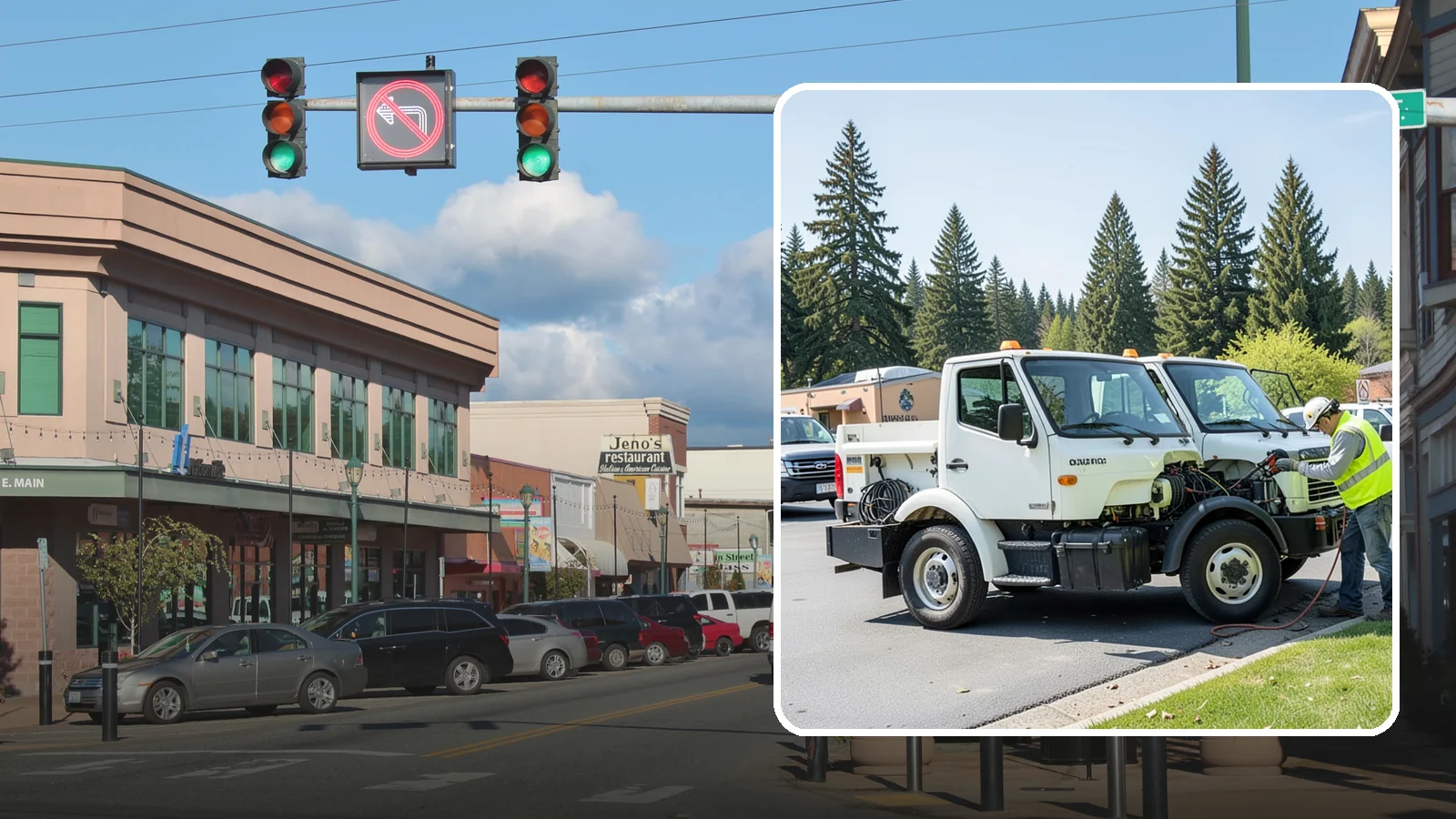 Fleet Maintenance in Monroe, Snohomish County, WA - Scheduled and repair maintenance for municipal vehicle and equipment fleets.
