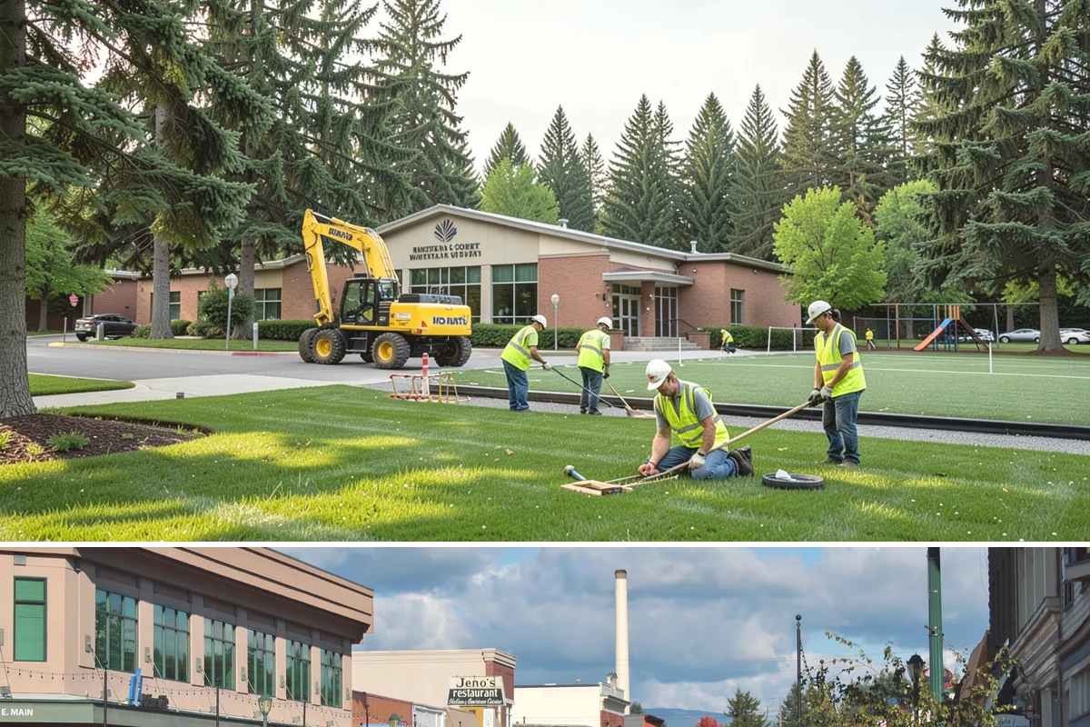 Fleet Maintenance in Monroe, Snohomish County, WA - Snow and storm equipment gets priority servicing ahead of winter, while mowers and sweepers are prepped in spring.