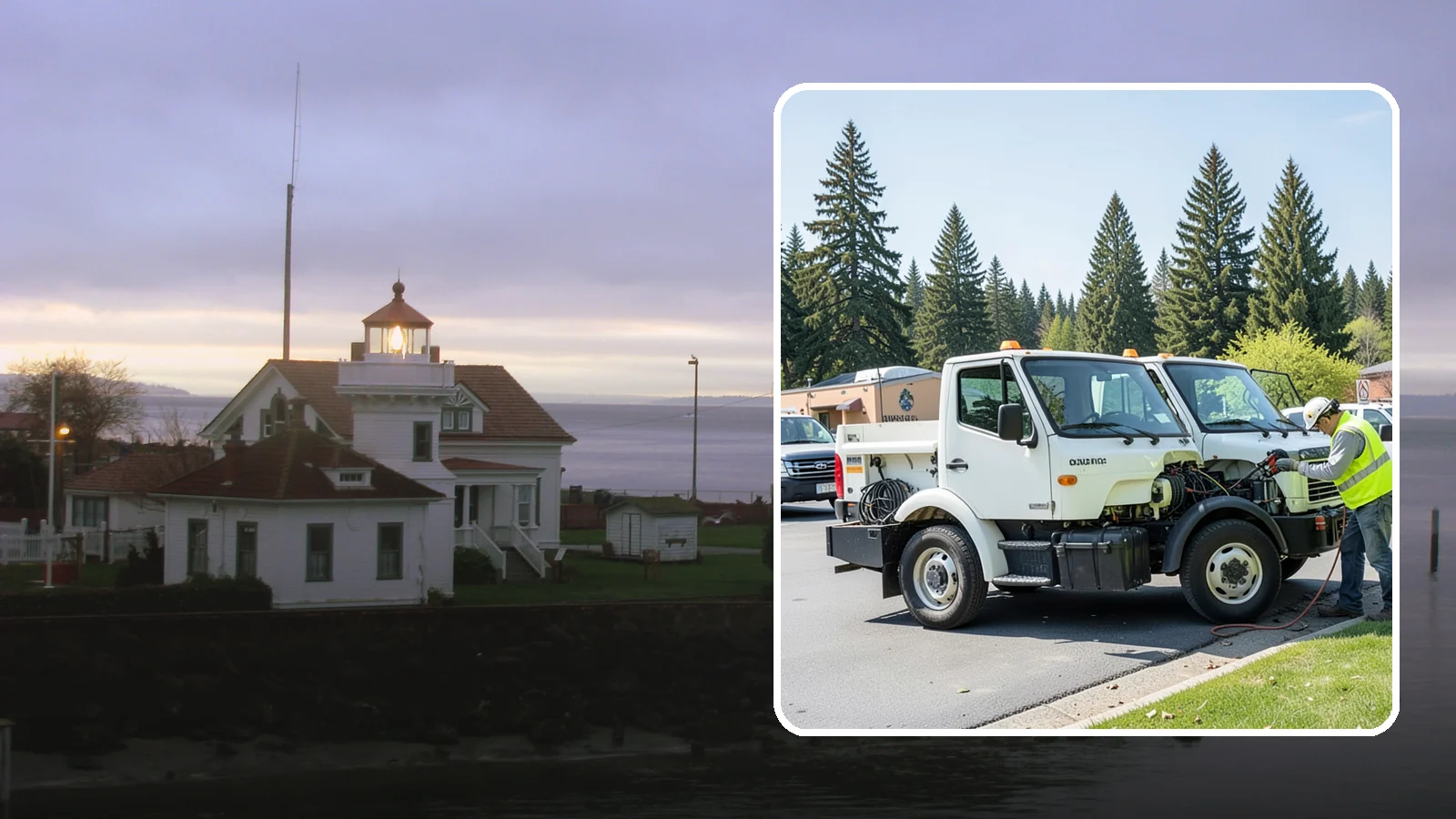Fleet Maintenance in Mukilteo, Snohomish County, WA - Scheduled and repair maintenance for municipal vehicle and equipment fleets.