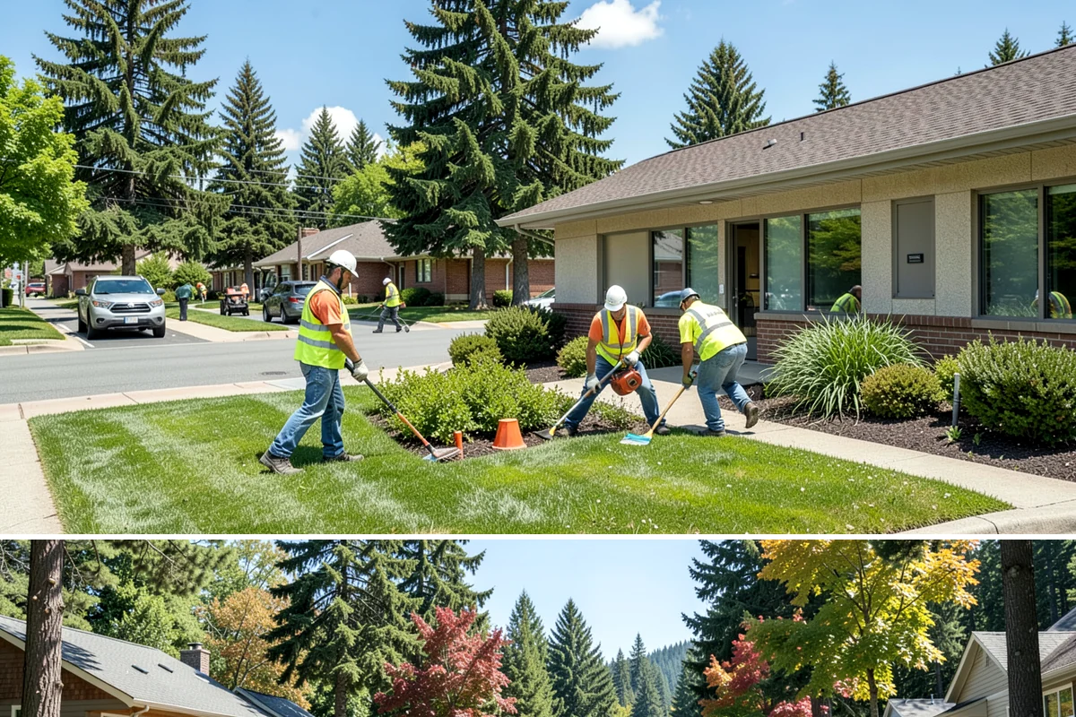Fleet Maintenance in Orting, Pierce County, WA - Snow and storm equipment gets priority servicing ahead of winter, while mowers and sweepers are prepped in spring.
