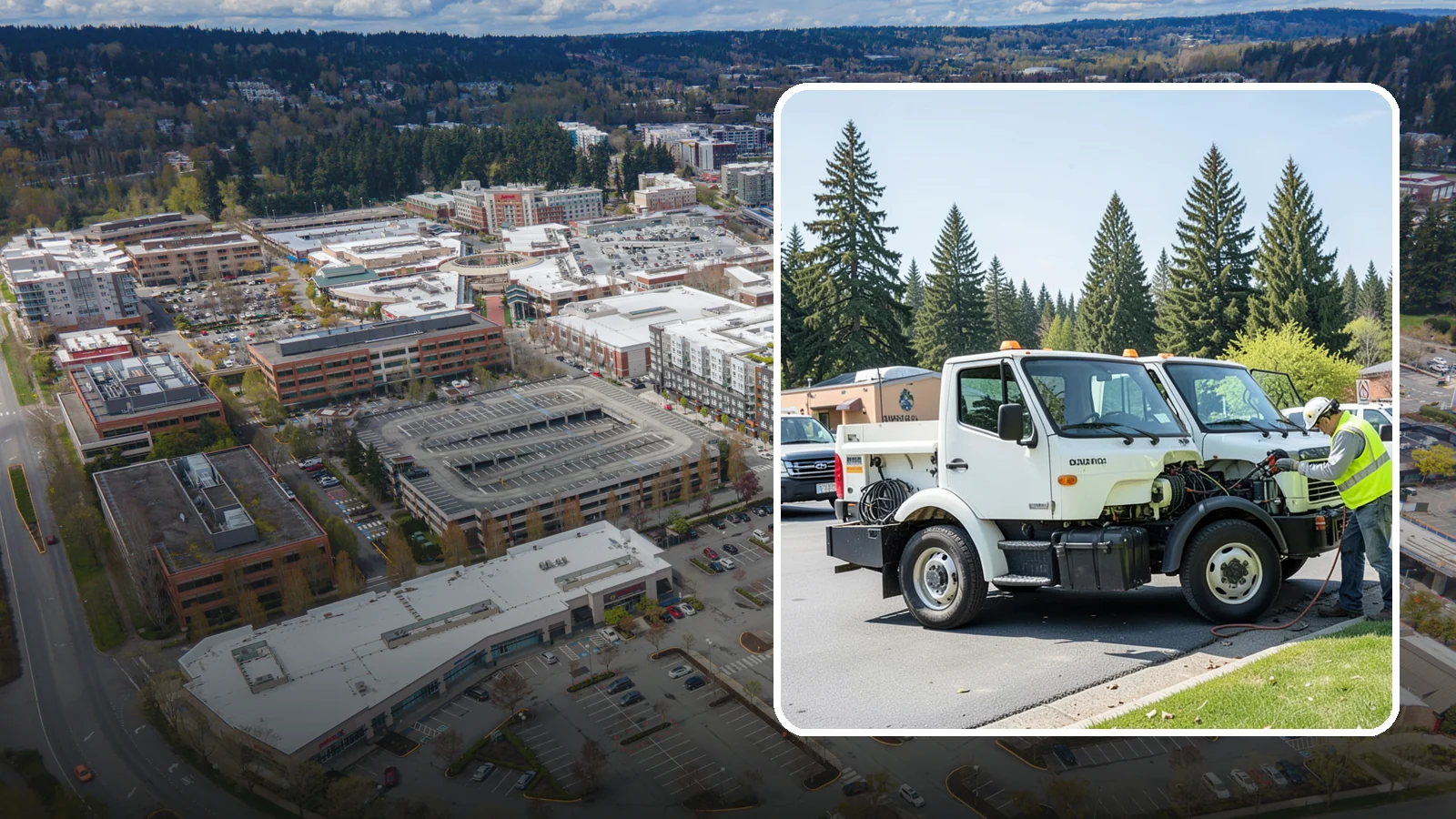 Fleet Maintenance in Redmond, King County, WA - Scheduled and repair maintenance for municipal vehicle and equipment fleets.