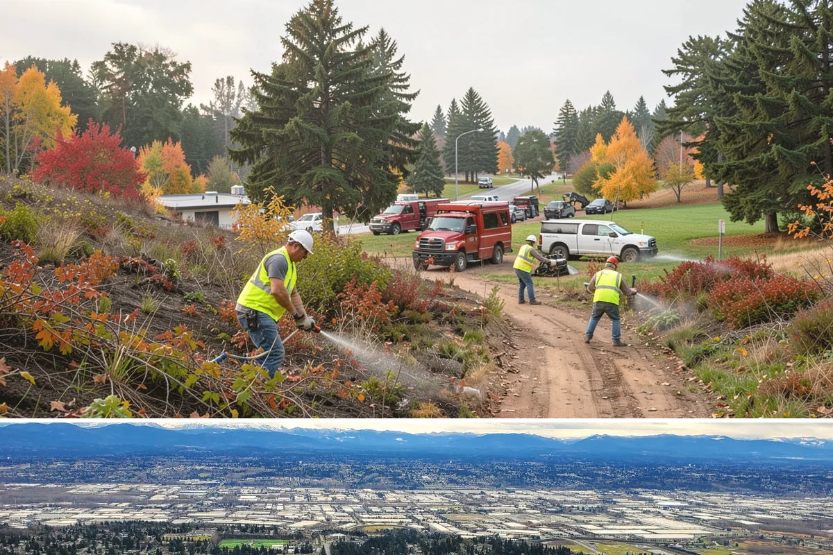 Fleet Maintenance in SeaTac, King County, WA - Snow and storm equipment gets priority servicing ahead of winter, while mowers and sweepers are prepped in spring.