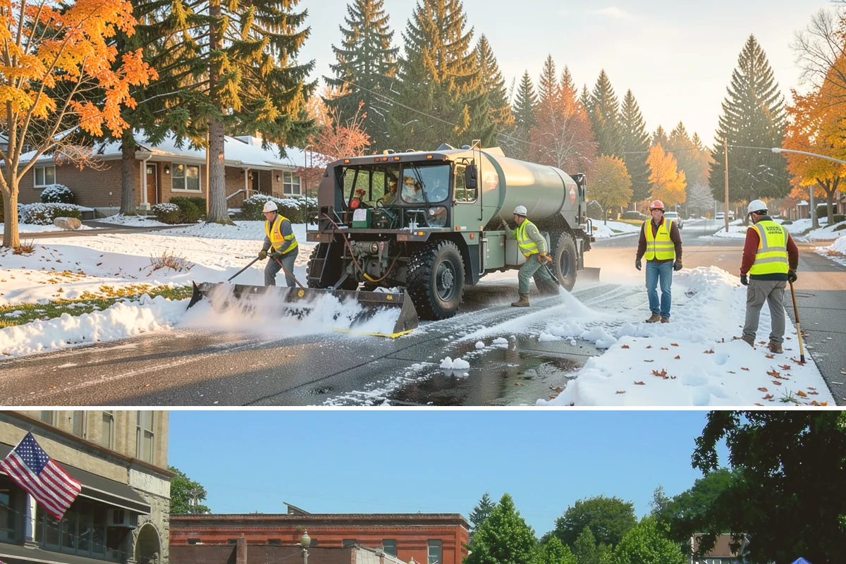 Fleet Maintenance in Snohomish, Snohomish County, WA - Snow and storm equipment gets priority servicing ahead of winter, while mowers and sweepers are prepped in spring.