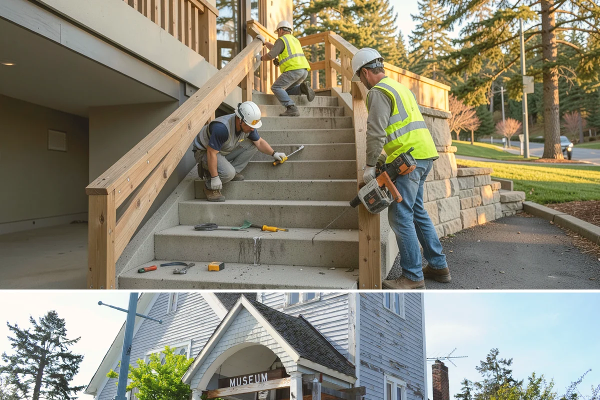 Fleet Maintenance in Steilacoom, Pierce County, WA - Snow and storm equipment gets priority servicing ahead of winter, while mowers and sweepers are prepped in spring.