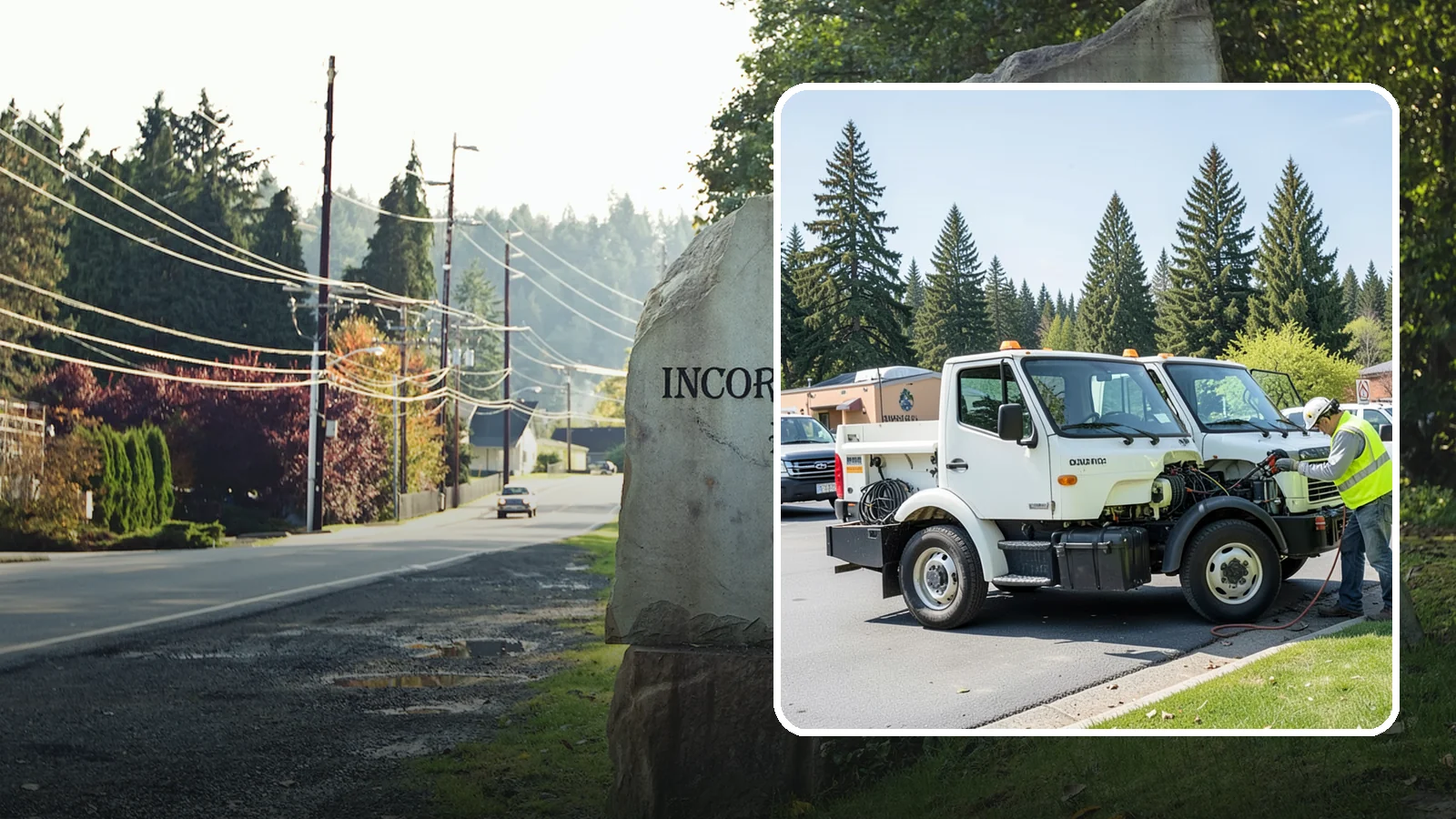 Fleet Maintenance in Wilkeson, Pierce County, WA - Scheduled and repair maintenance for municipal vehicle and equipment fleets.