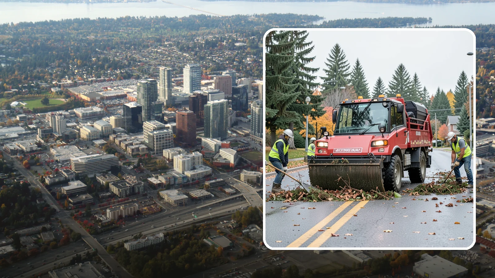 Flood Cleanup in Bellevue, King County, WA - Post-flood debris removal and site cleanup that returns inundated public property to safe, usable condition.